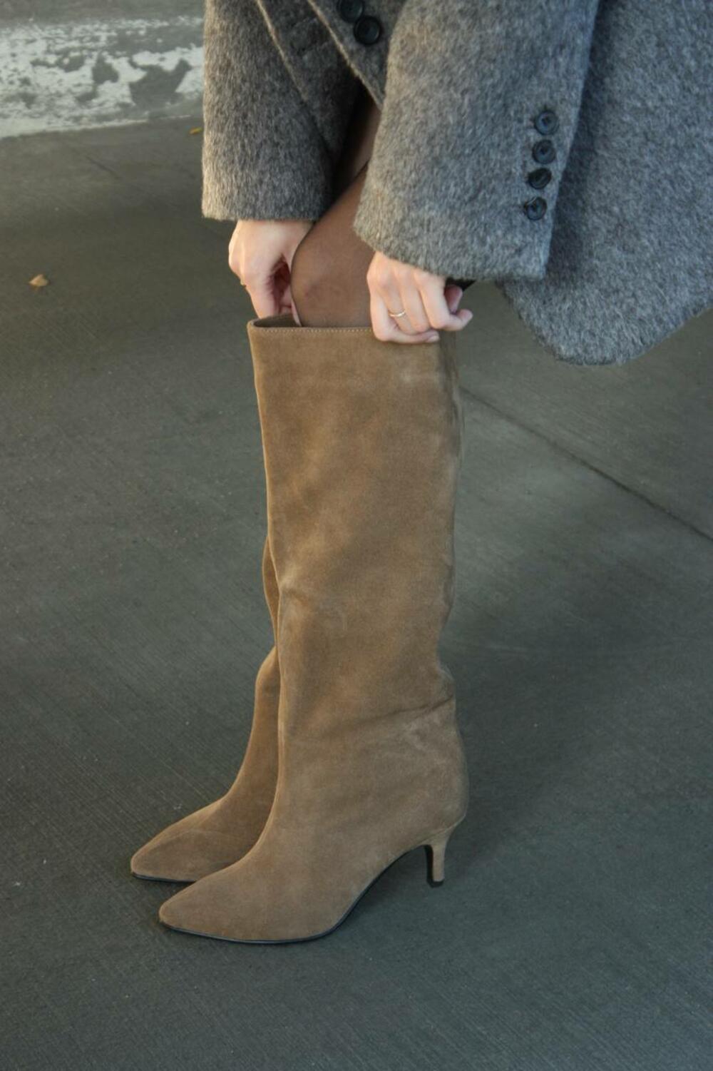 Чоботи труби вільного одягання, 511-042-416 пісок, 40