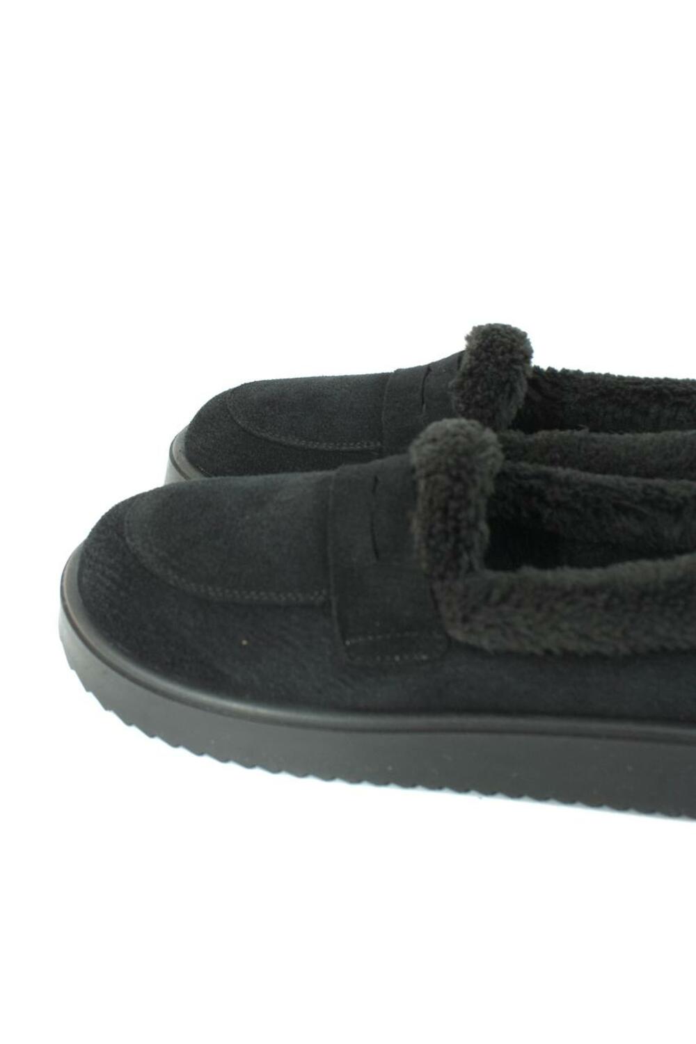 Лофери анатомічні, ХУТРО, T0325 чорний, 41