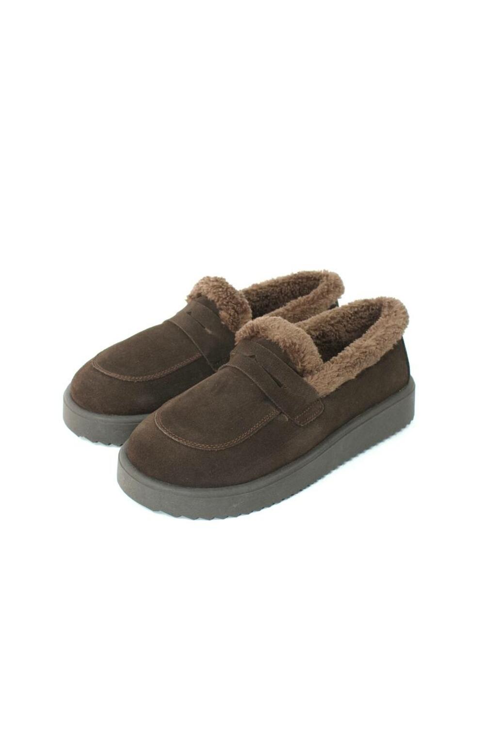 Лофери анатомічні, ХУТРО, T0325 Шоколад, 41