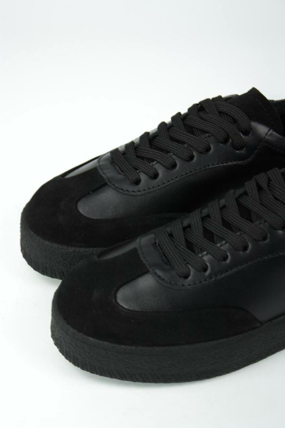 Кеди класичні на підвищеній підошві, ШКІРА,  Т-5/2-2141, МЕТИС чорний, 41