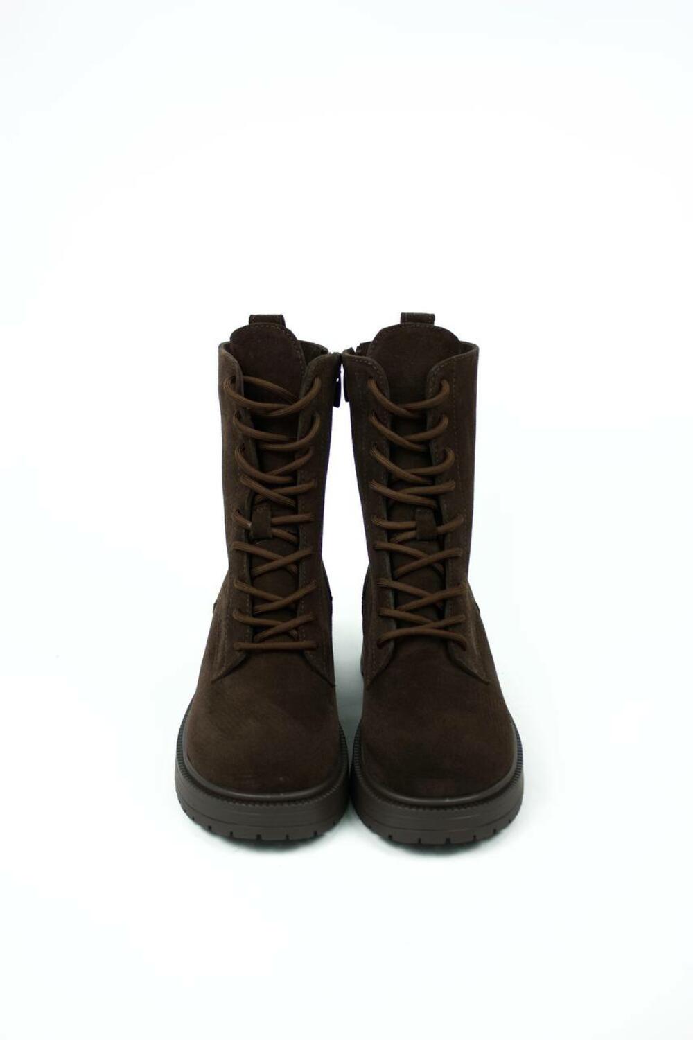 Черевики Поліна зі шнурівкою, 2525 Шоколад, 39