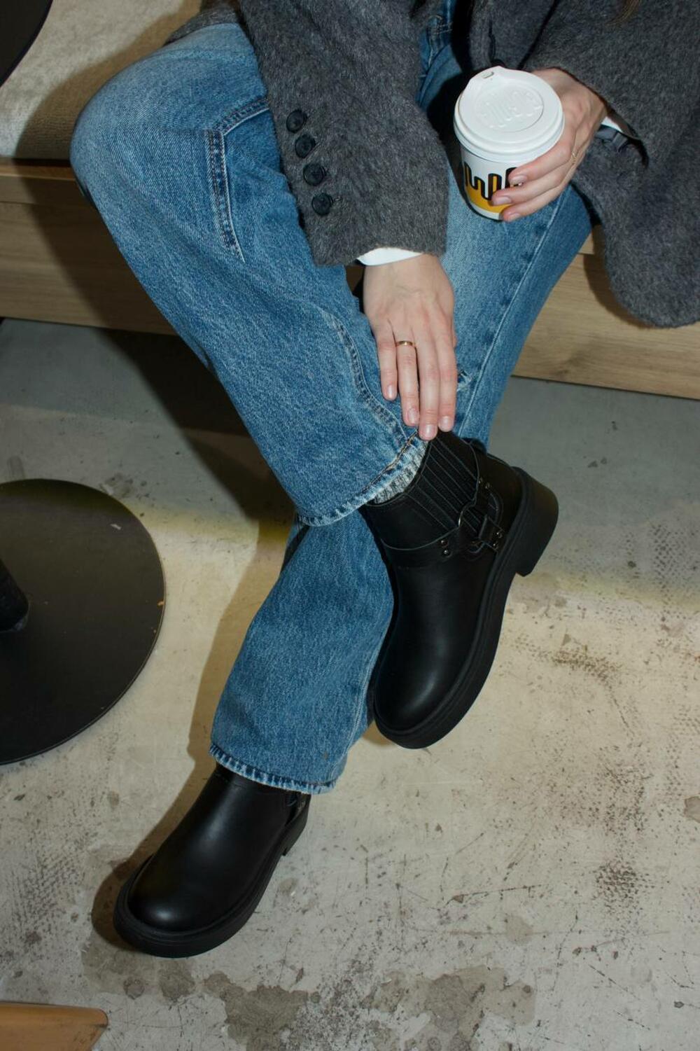 Челсі вінтаж, 3326-107 чорний, 36