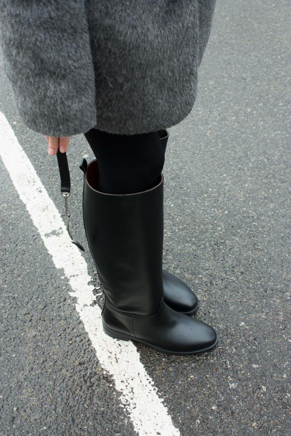 Чоботи Ранчо з зйомним ремінцем чорний, 40