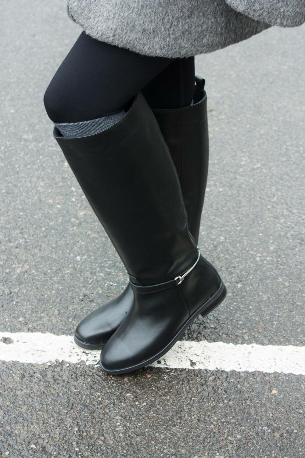 Чоботи Ранчо з зйомним ремінцем чорний, 37