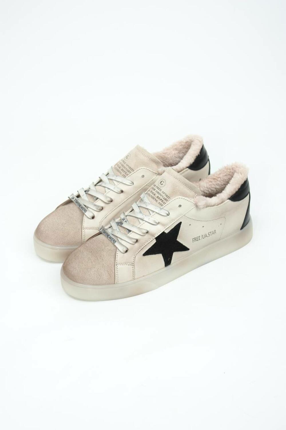 Кеди Зірка з потертостями, 2503.774941.206, ХУТРО 