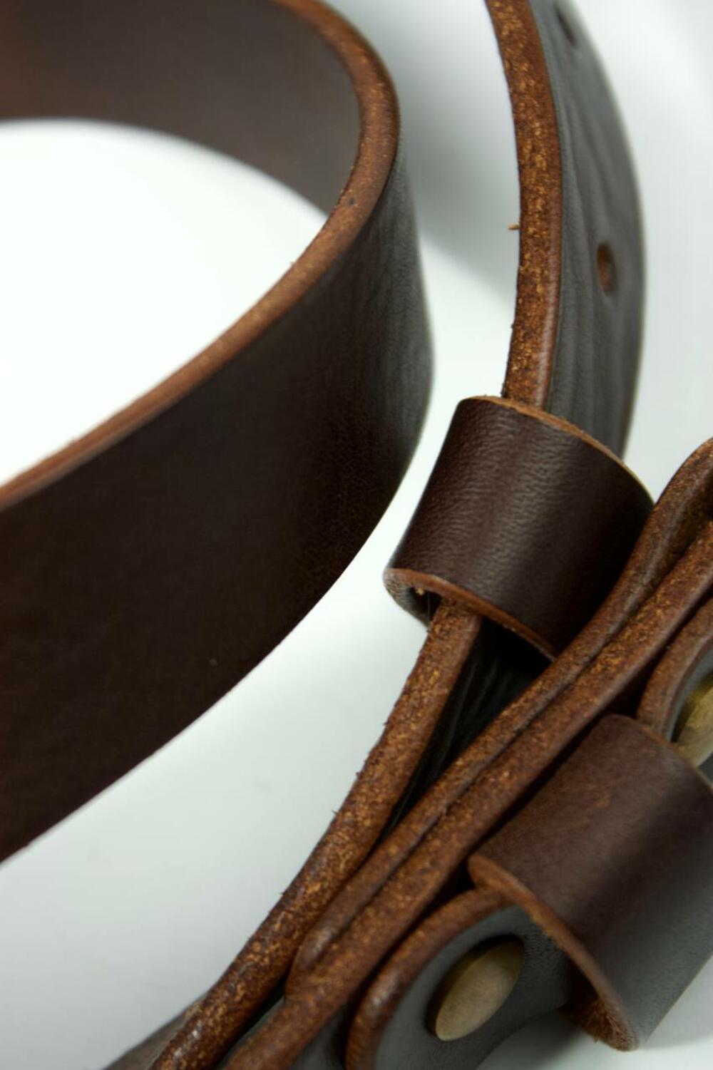 Ремінь класичний “Модена”, 2.5 см Шоколад