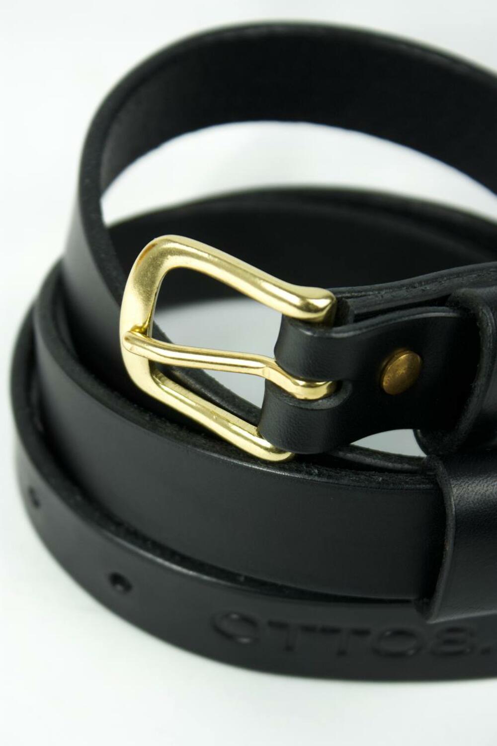 Ремінь класичний “Модена”, 2.5 см чорний