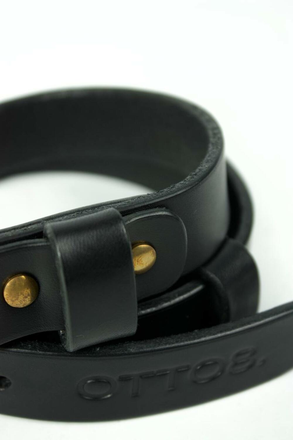 Ремінь класичний “Модена”, 2.5 см чорний