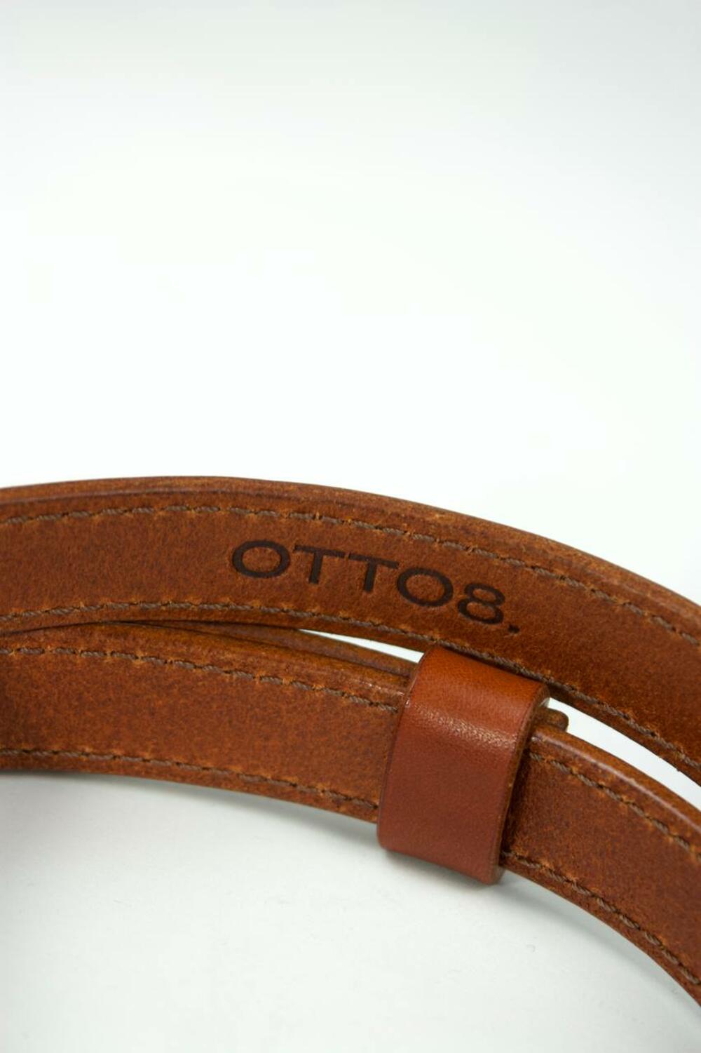 Ремінь “Верона”, золота фурнітура, 1.8 см коньяк