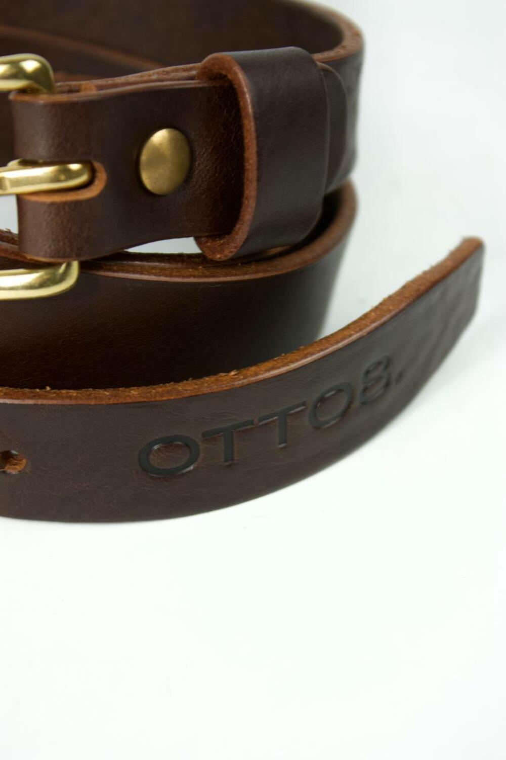 Ремінь класичний “Модена”, 2.5 см Шоколад