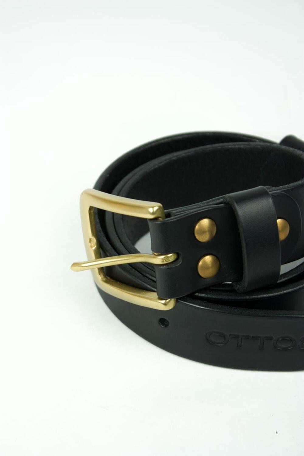 Ремінь класичний “Модена”, 3.5 см чорний