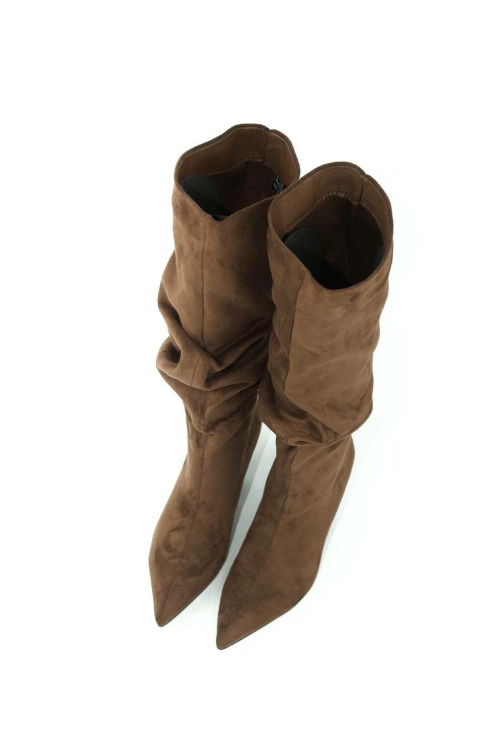 Чоботи збірка, А9811 коричневий, 37