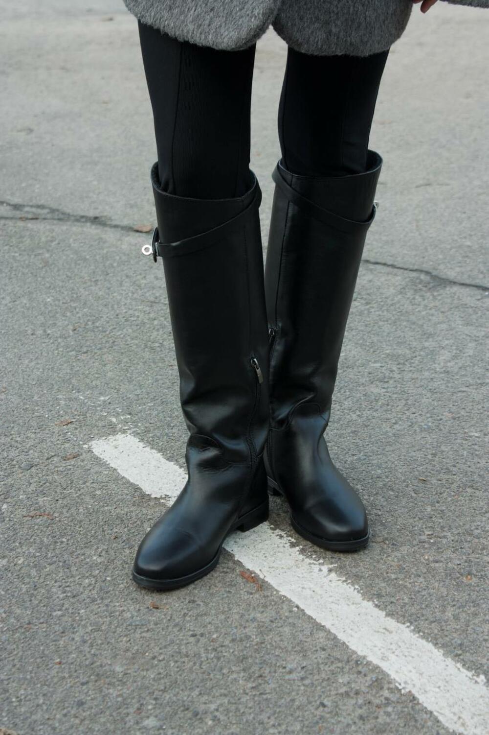 Чоботи Альба, ХУТРО, 1590 чорний, 41