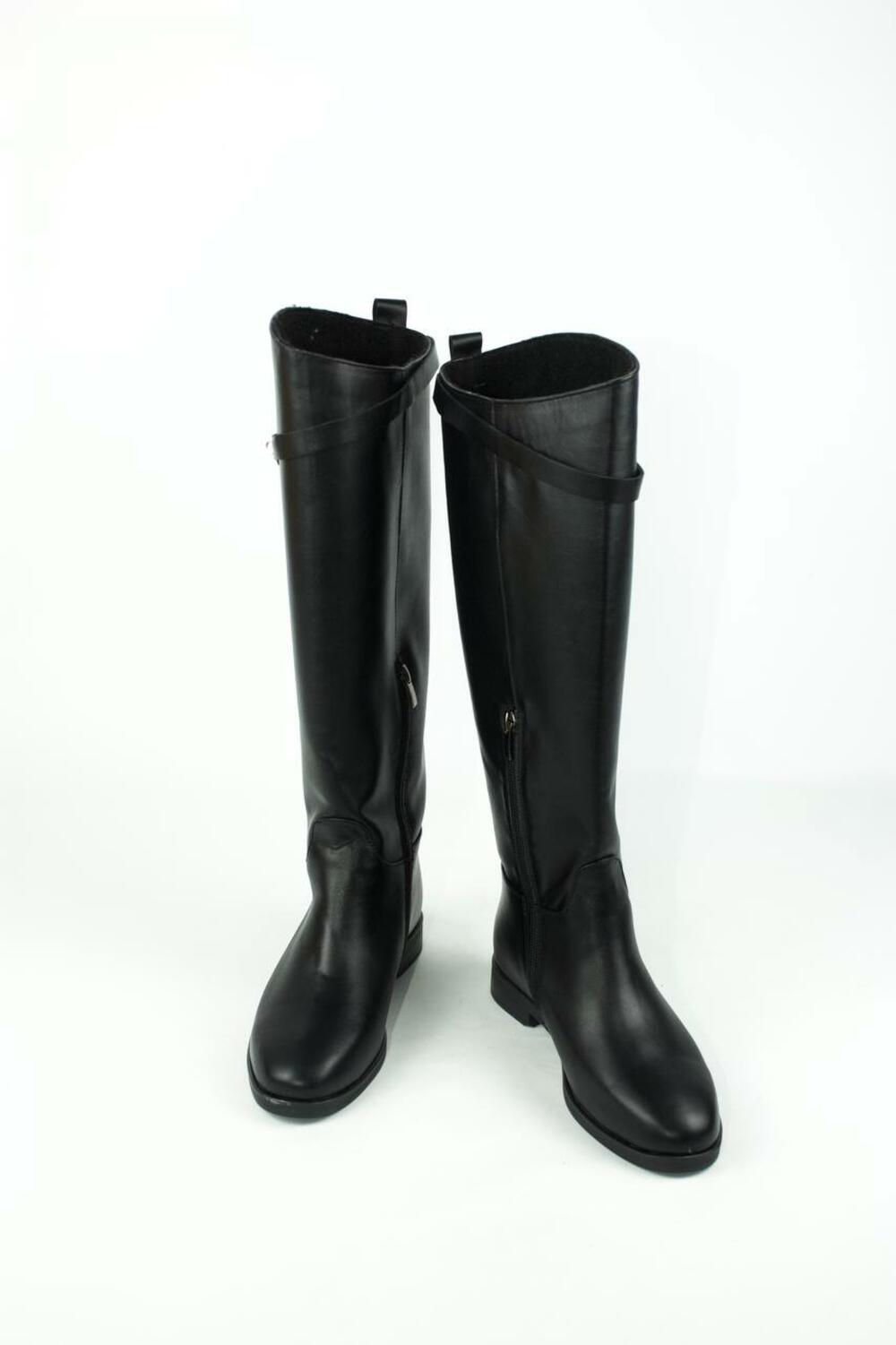 Чоботи Альба, ХУТРО, 1590 чорний, 41