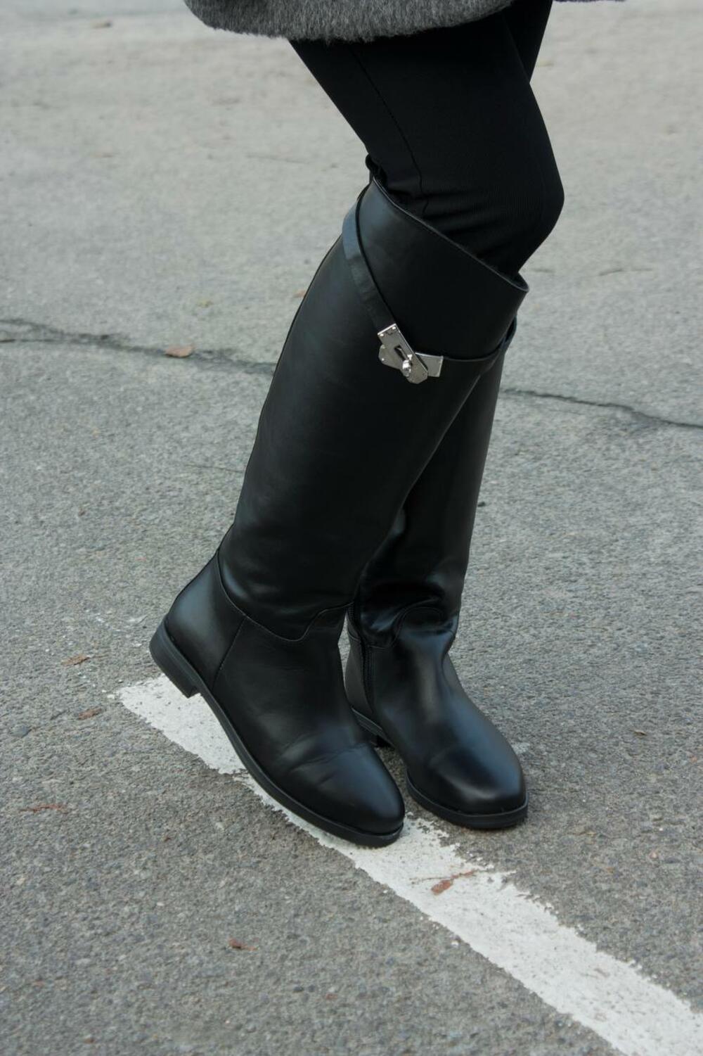 Чоботи Альба, ХУТРО, 1590 чорний, 41