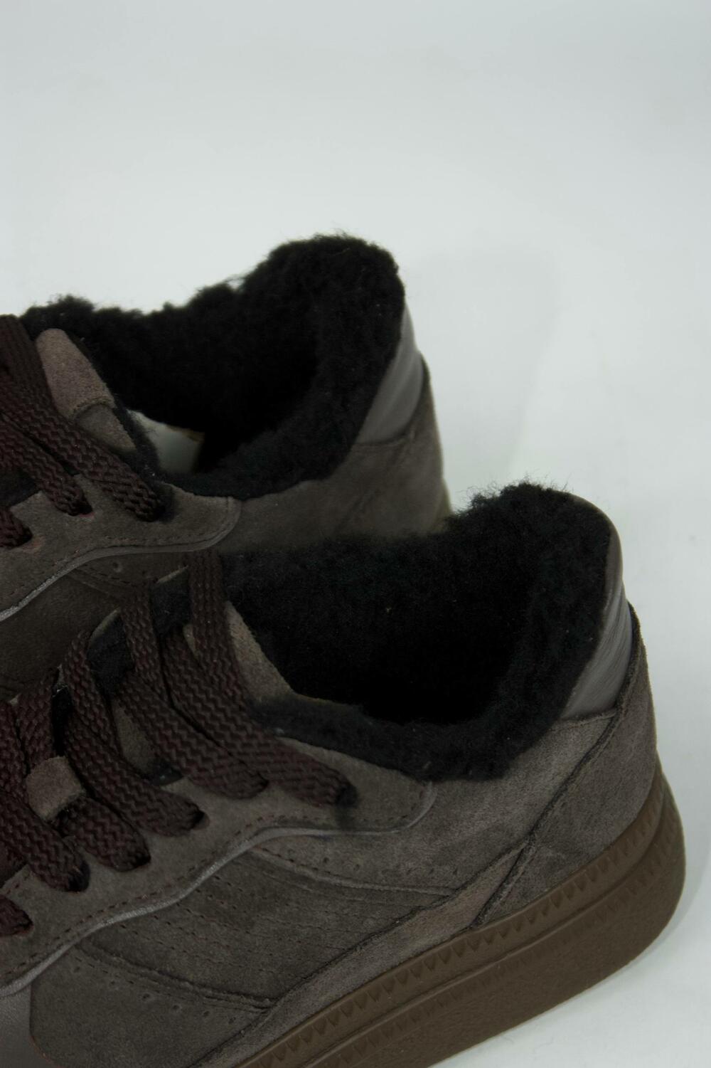 Кросівки, К-1-Лакі, ХУТРО графіт, 41