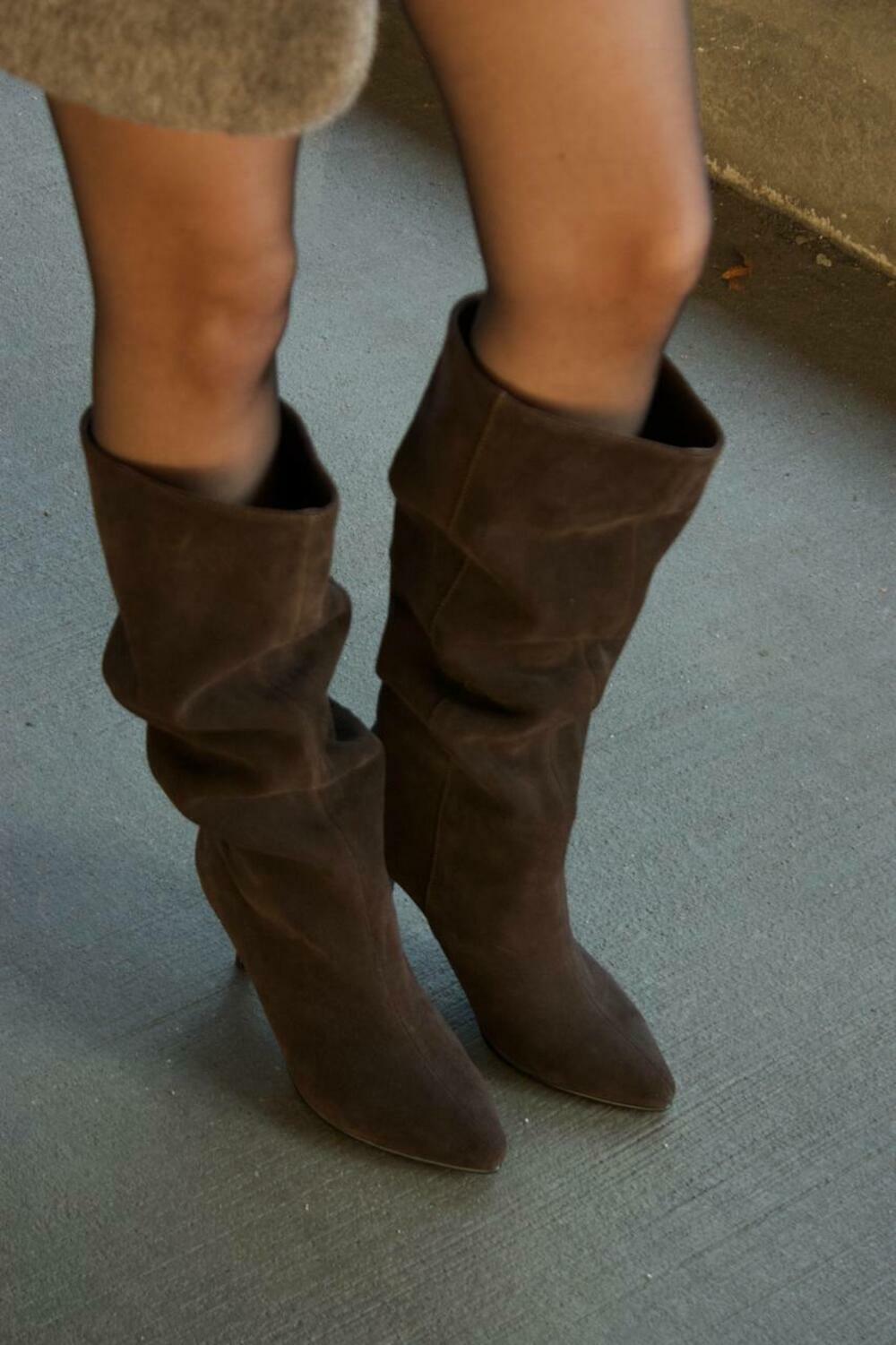 Чоботи труби вільного одягання, 511-100-416, уцінка Шоколад, 40