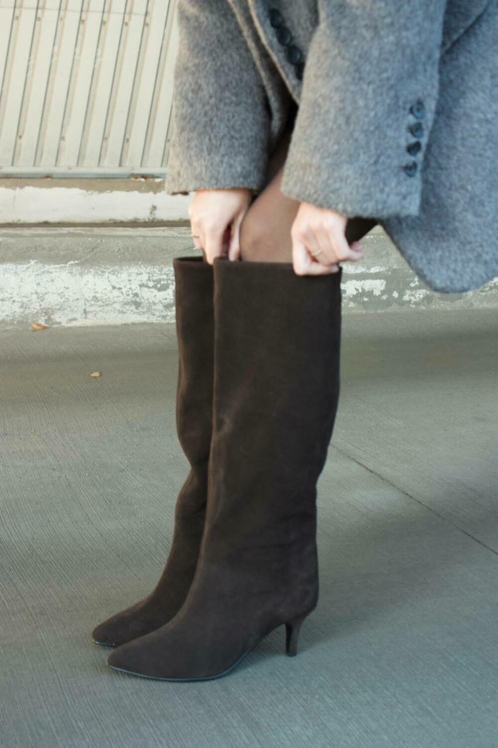 Чоботи труби вільного одягання, 511-100-416, уцінка Шоколад, 40