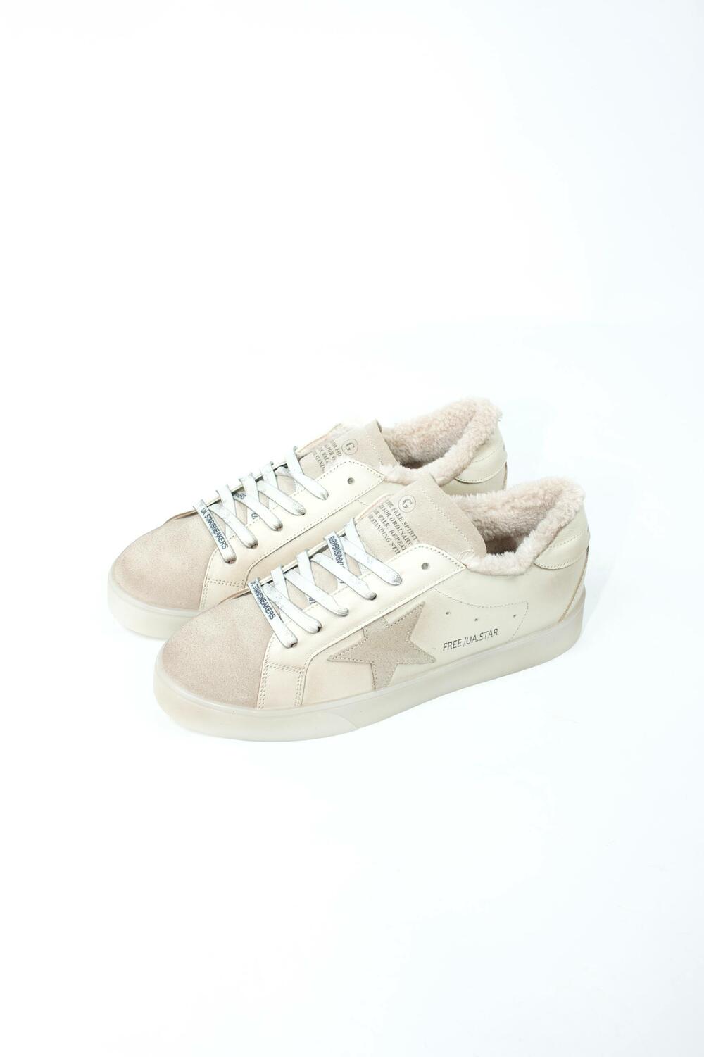 Кеди Зірка з потертостями, 2503.7749.206, ХУТРО 