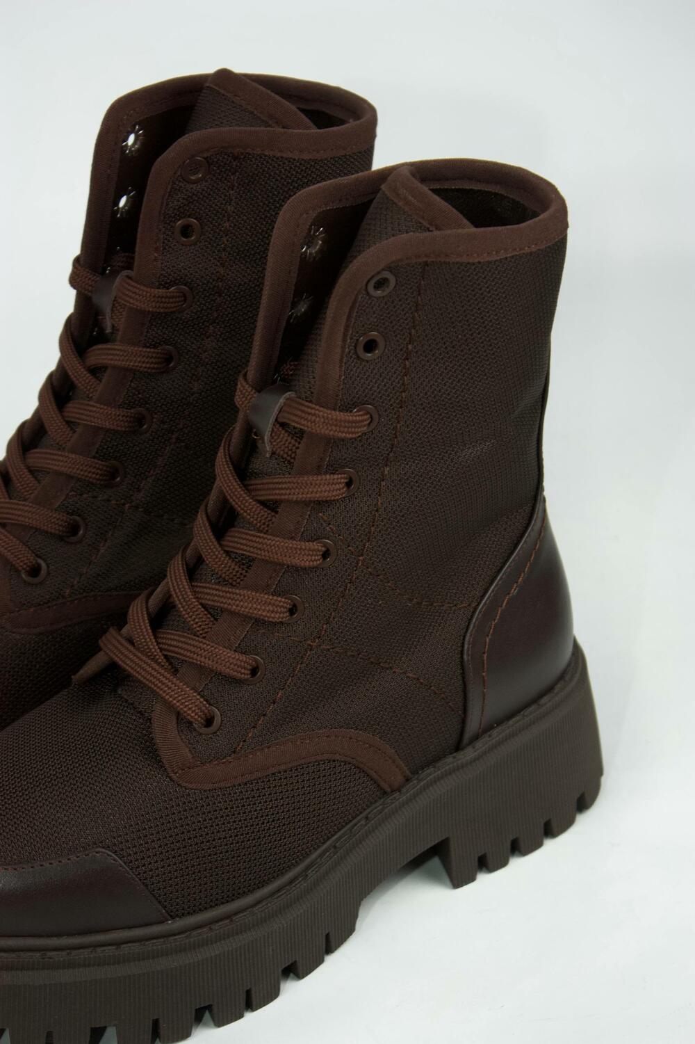 Ботинки Кордура new, байка, B0424 коричневий, 41