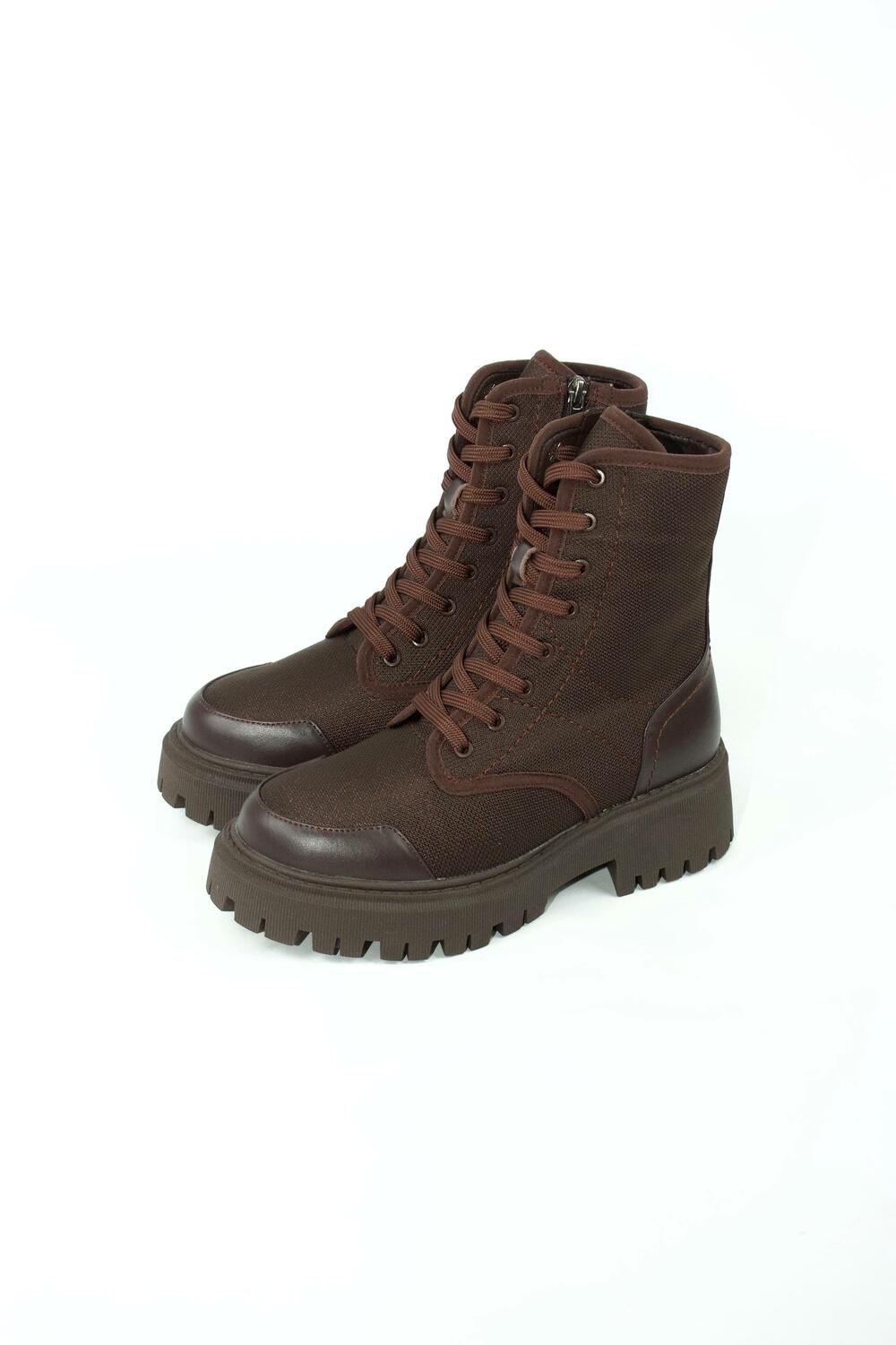 Ботинки Кордура new, хутро+блискавка, B0424/1 Шоколад, 38