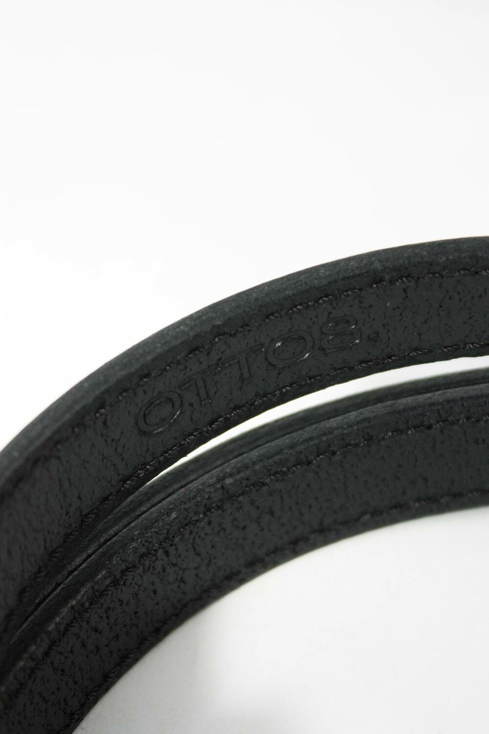 Ремінь “Верона”,  срібна фурнітура, 1.8 см чорний