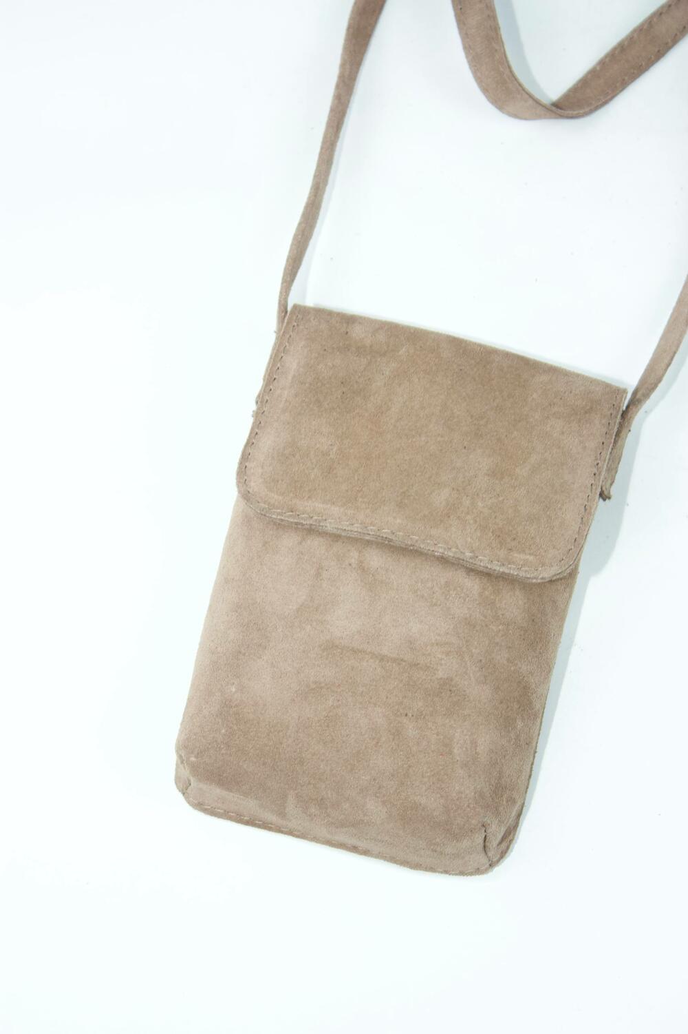 Сумка замшева mini, 1065 версаль кашемір