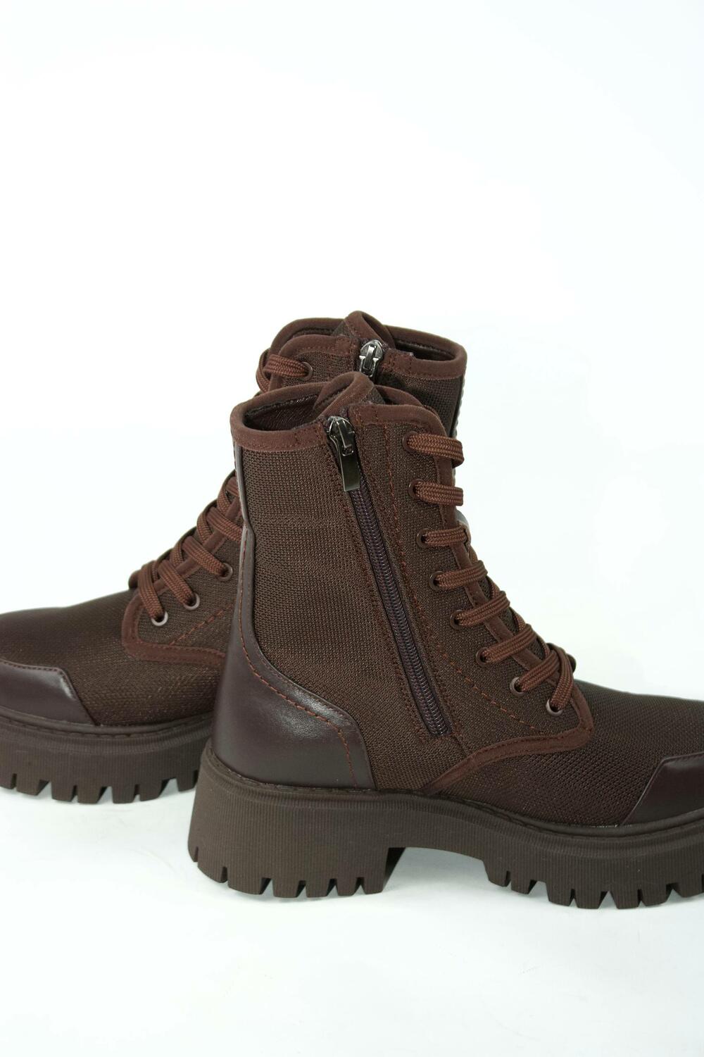 Ботинки Кордура new, шкіра+блискавка, B0424/1 Шоколад, 41