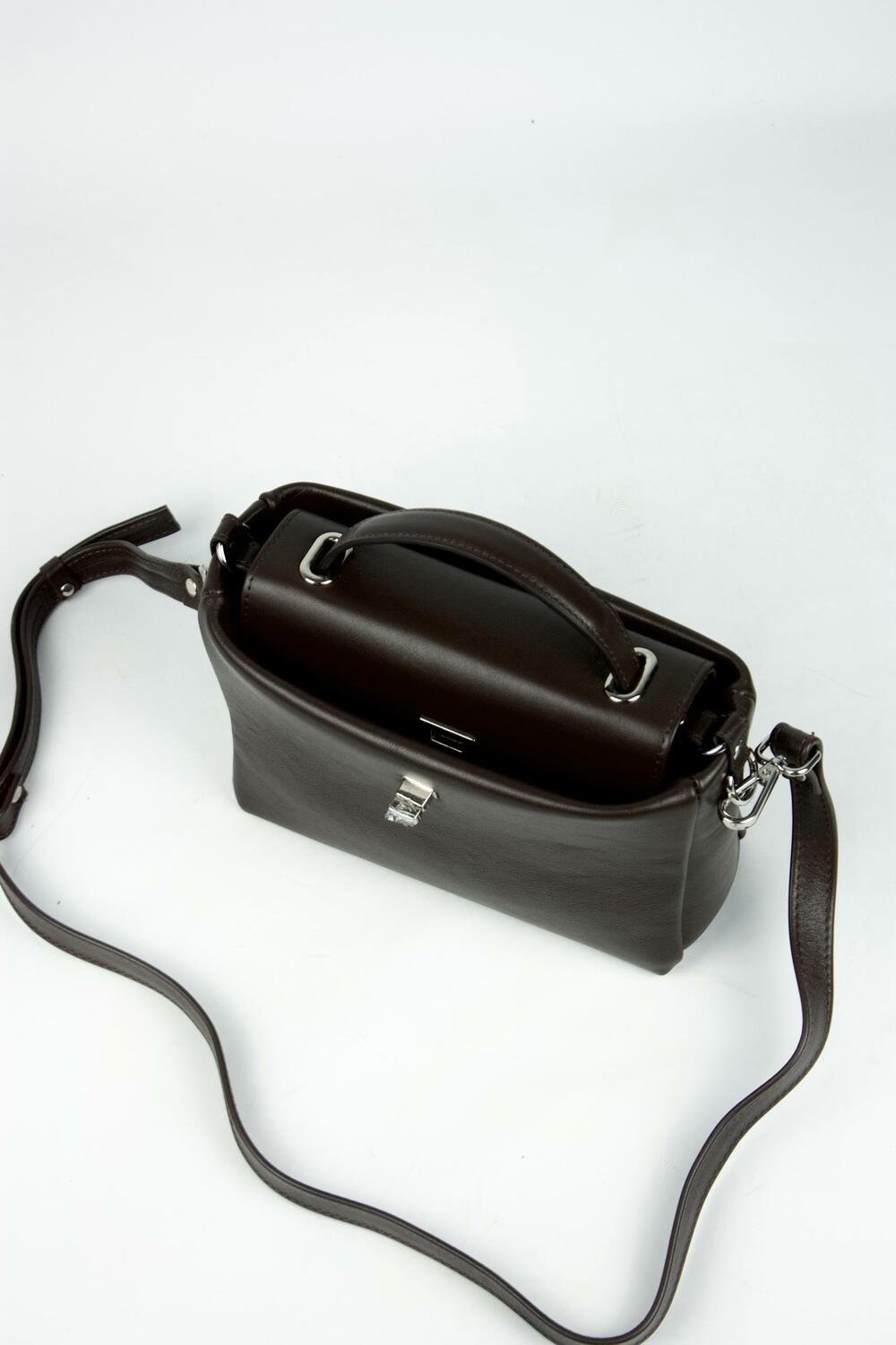 Сумка Брайтон ШКІРА, 1052 коричневий