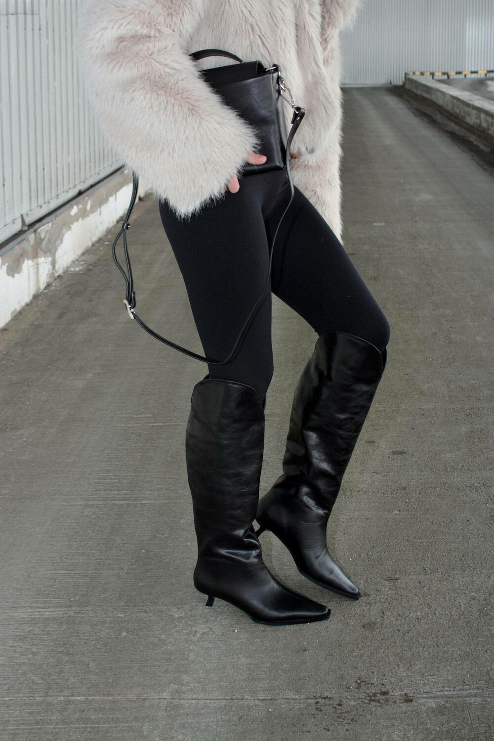 Чоботи Лівія, 3101-1 чорний, 39