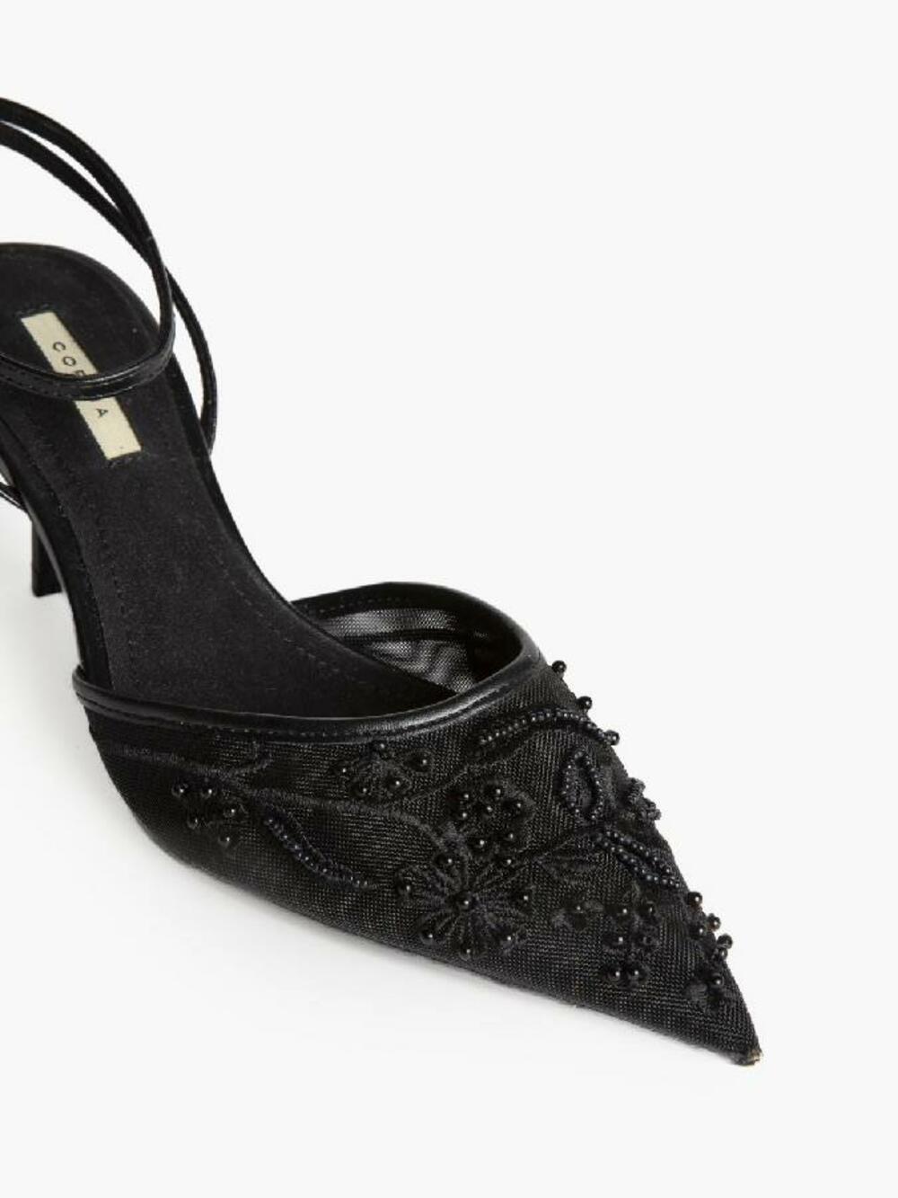 Слінгбеки вишиті М6242 чорний, 41