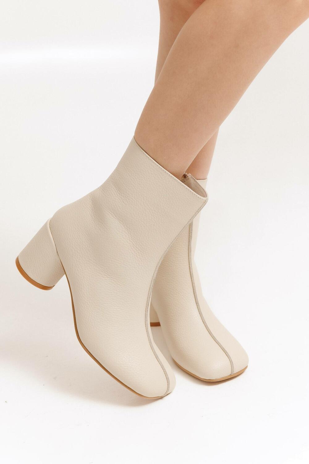 Ботильйони Наомі, шкіряний підклад, (шкіра флотар), 25204 