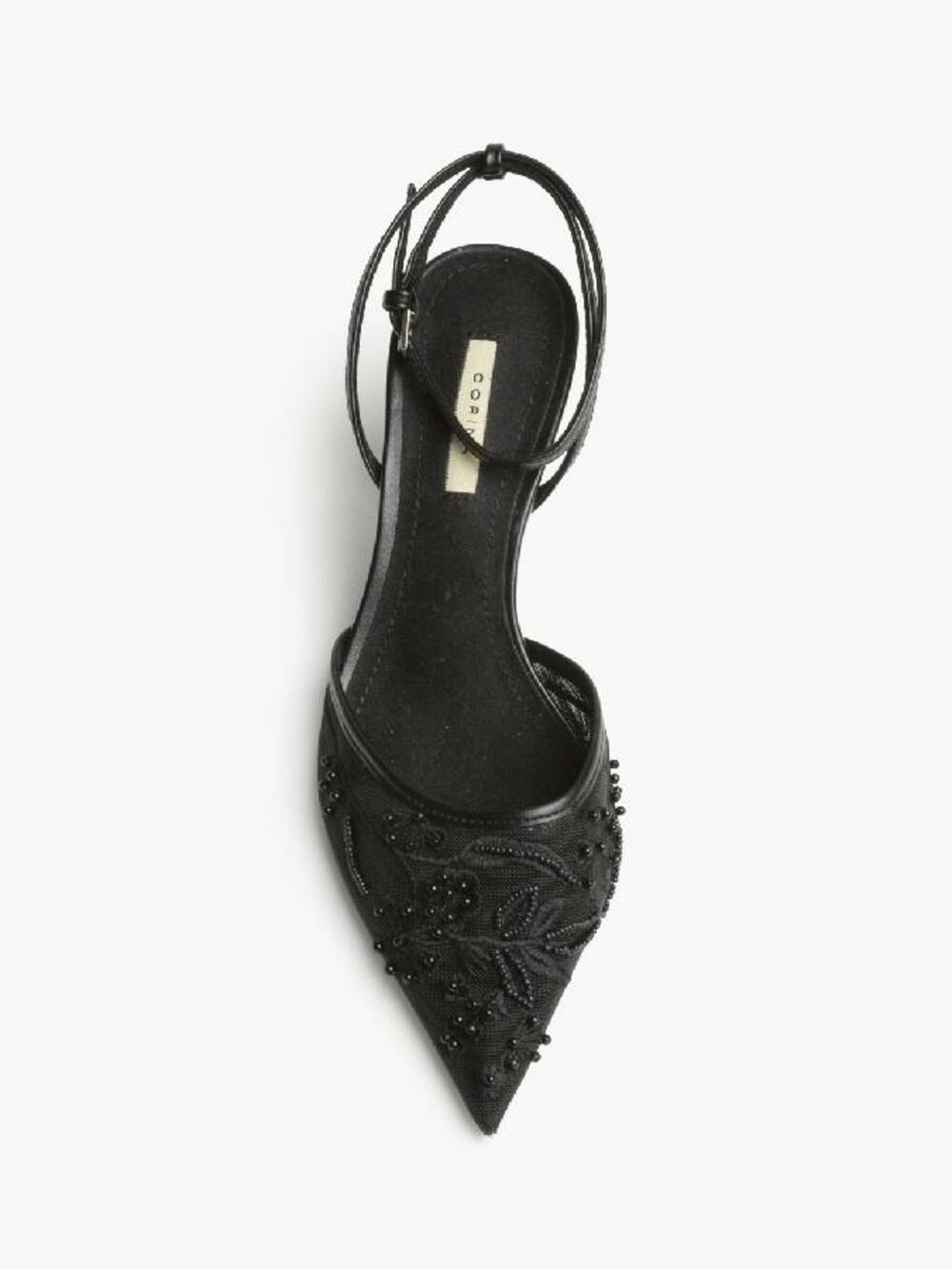 Слінгбеки вишиті М6242 чорний, 41