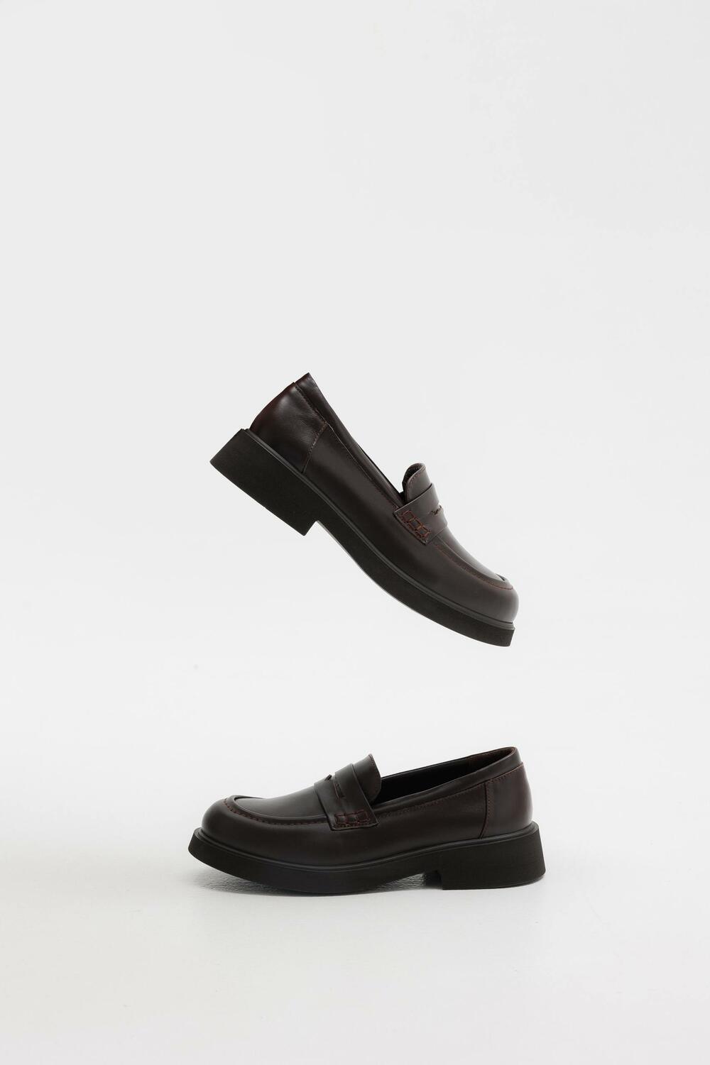 Лофери шкіряні Бруно, Т0525/1.57 Шоколад, 38