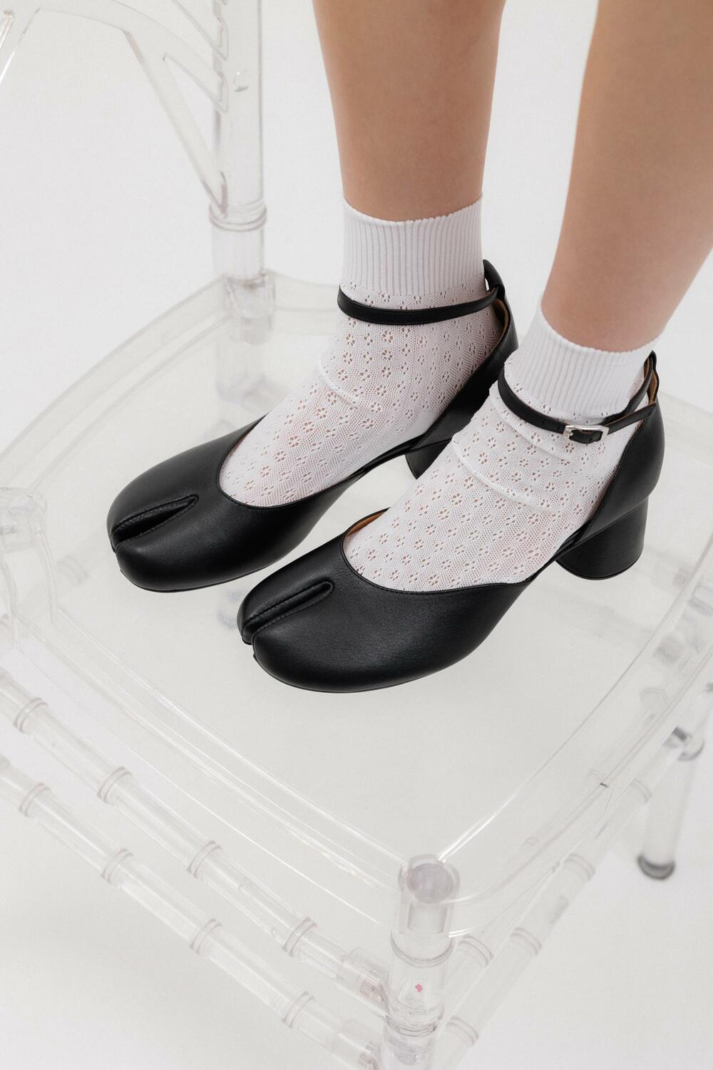 Туфлі табі "Меррі Джейн", 210501 чорний, 41