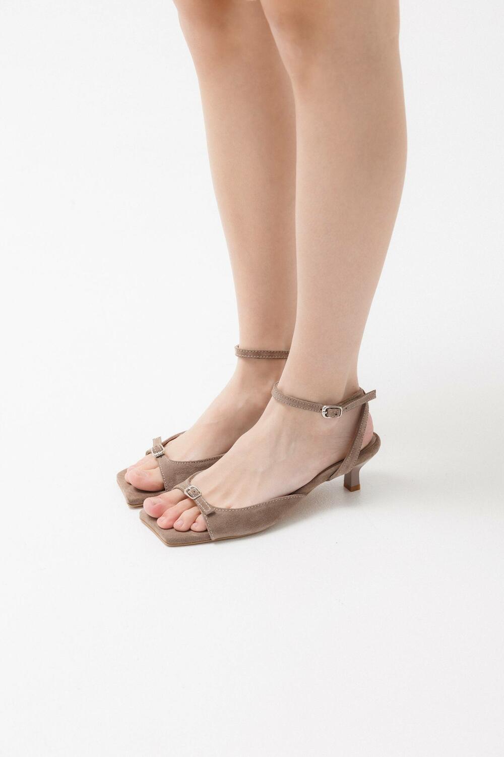 Босоніжки Альма, замша, Л-6-4073 таупе, 39