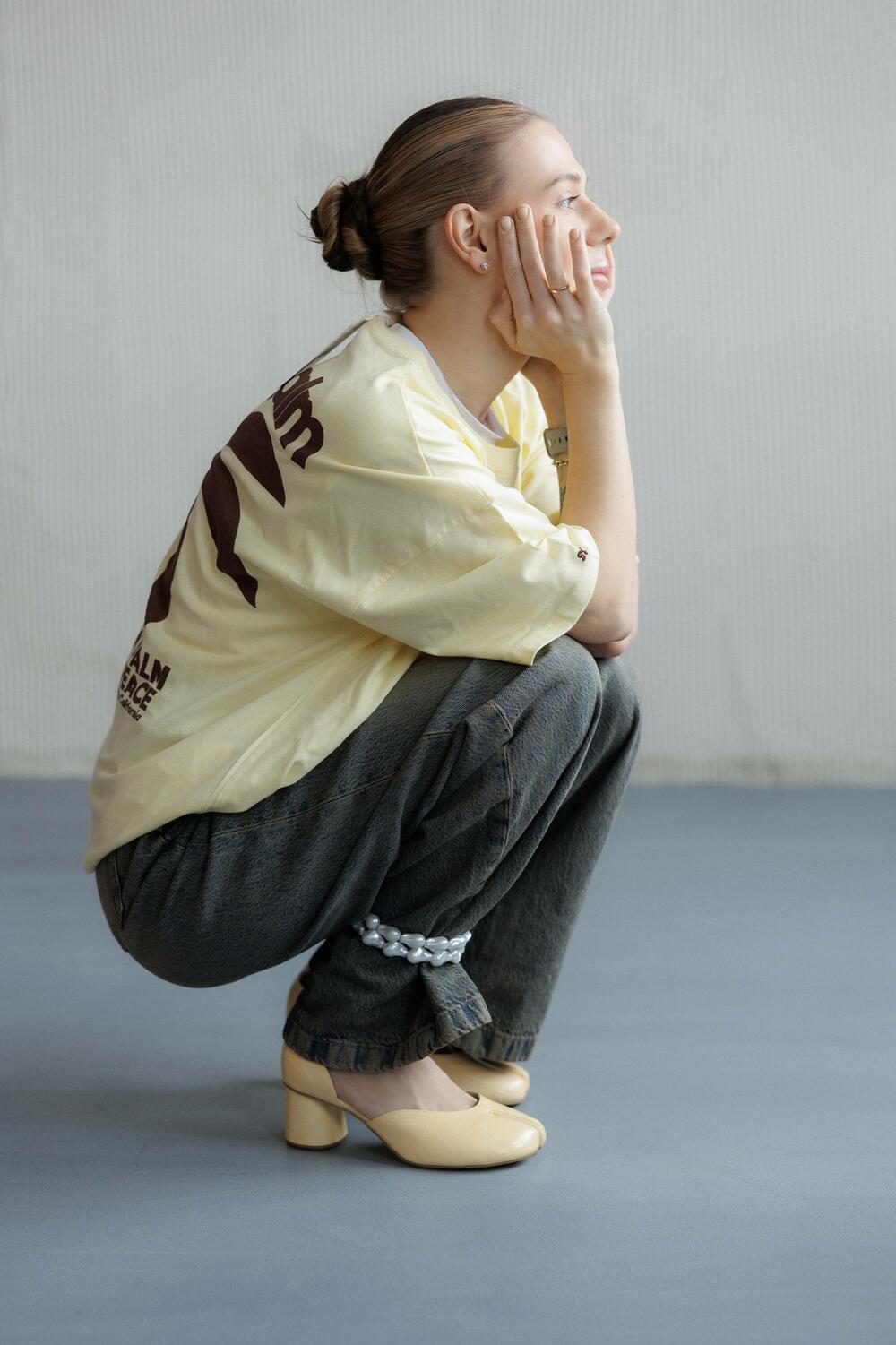 Туфлі табі "Меррі Джейн", 210552 масло, 40