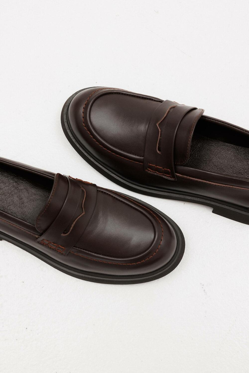 Лофери шкіряні Бруно, Т0525/1.57 Шоколад, 38