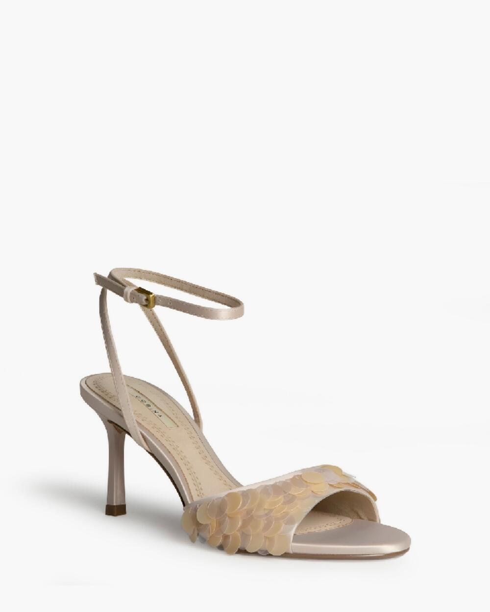 Босоніжки з паєтками М6281 