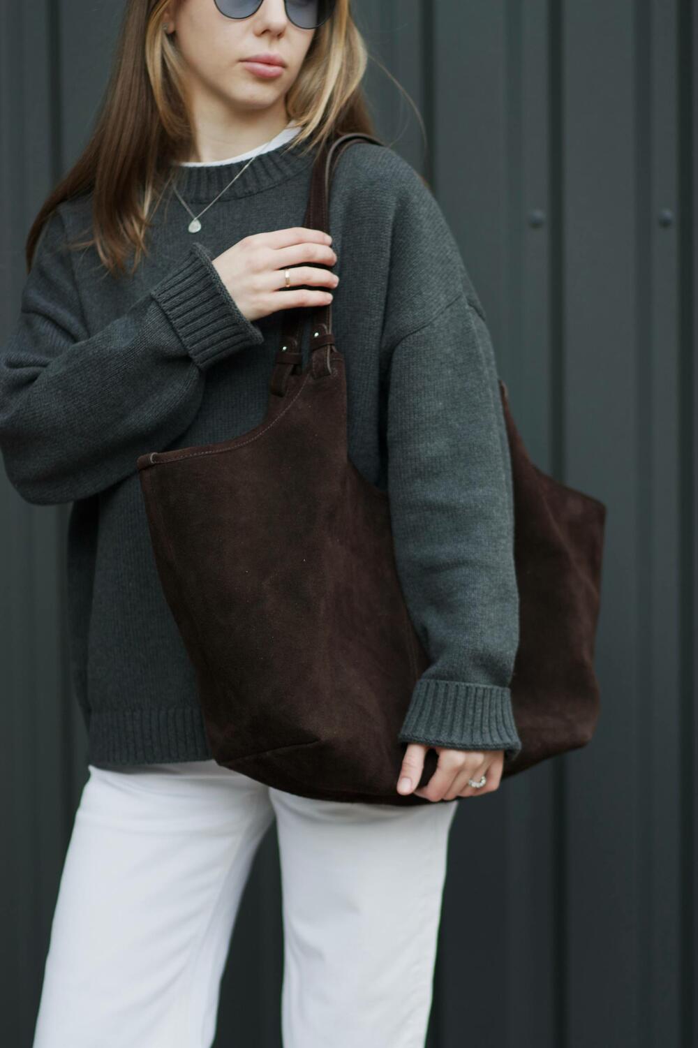 Сумка шопер Аманда Шоколад