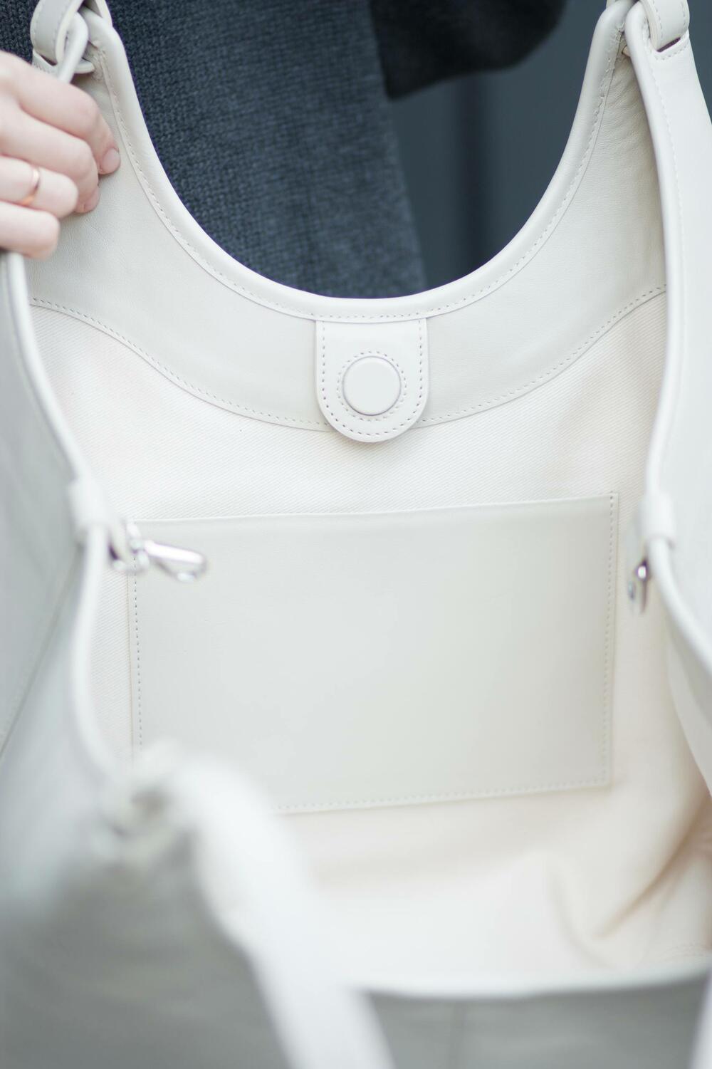 Сумка шопер Аманда молочний