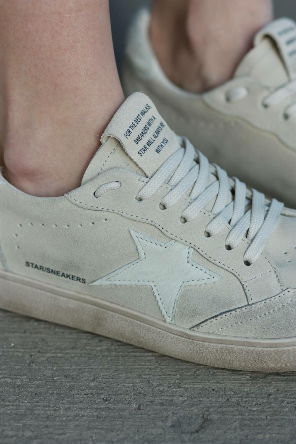 Кеди Зірка, К-10-Емодж молочний, 39