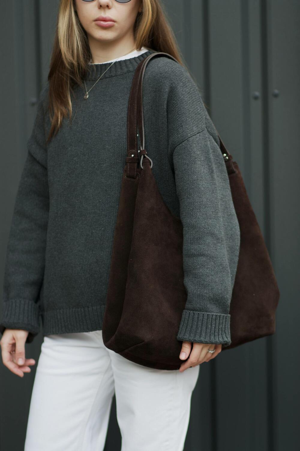 Сумка шопер Аманда Шоколад