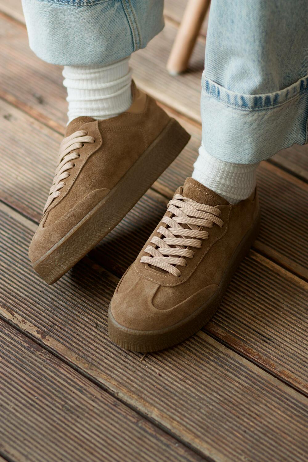 Кеди класичні на підвищеній підошві, Т-5/2-21413 кастор, 40