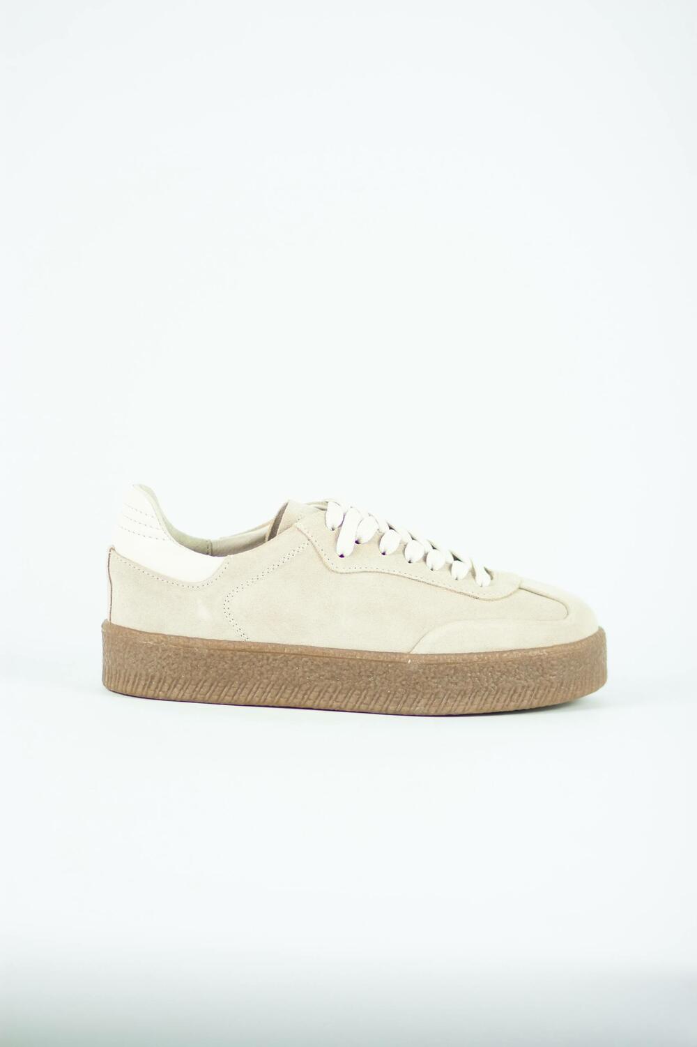 Кеди класичні на підвищеній підошві, Т-5/2-21413 беж, 40