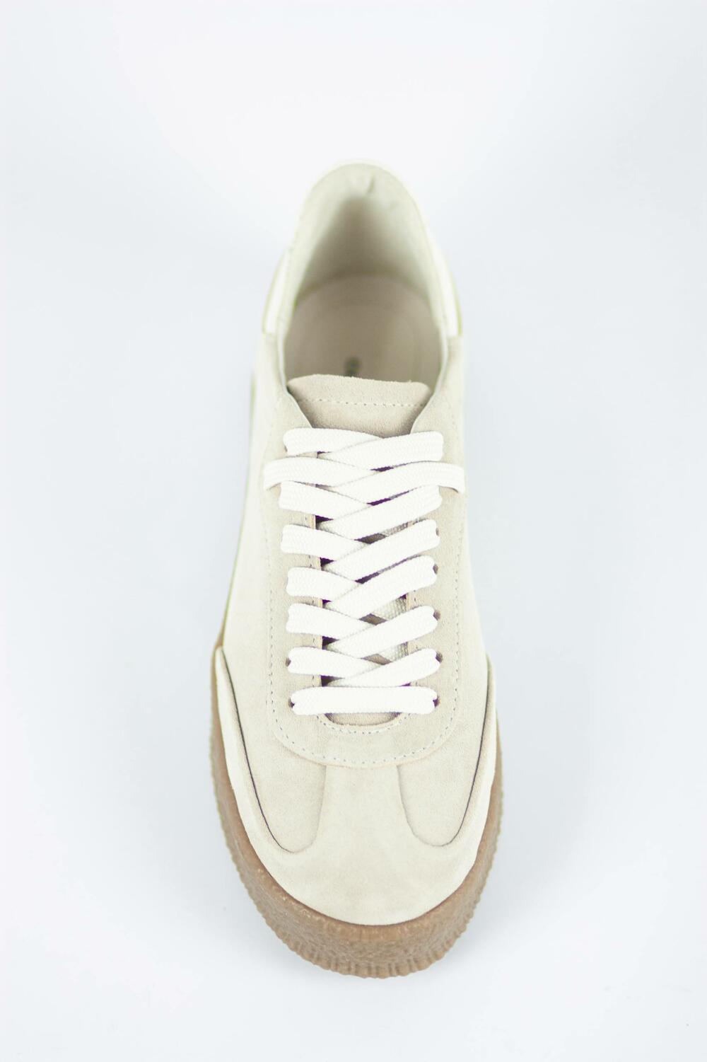 Кеди класичні на підвищеній підошві, Т-5/2-21413 беж, 40