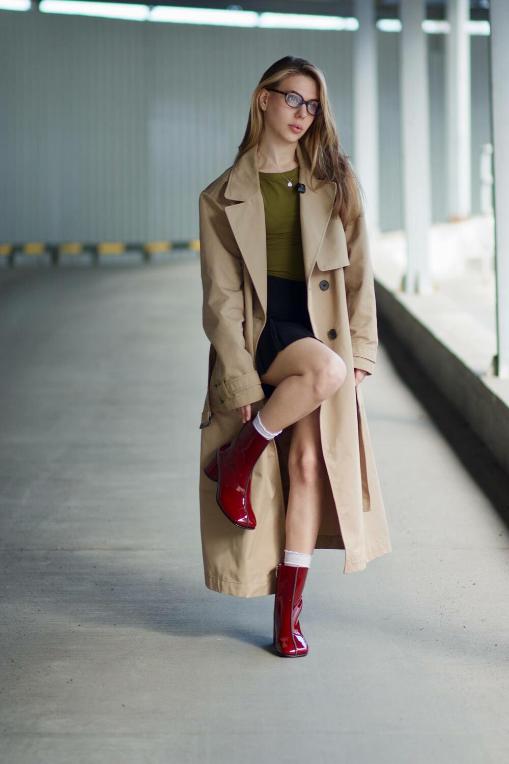 Ботильйони Наомі, лакові, 25204 бордо, 40