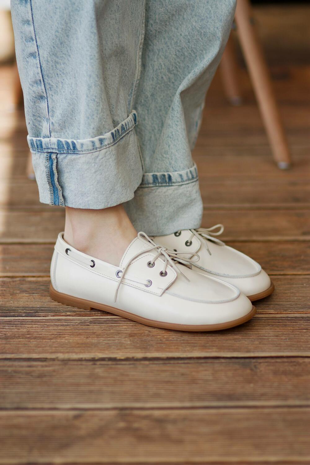 Топсайдери OTTO8., Т-345-401 молочний, 39