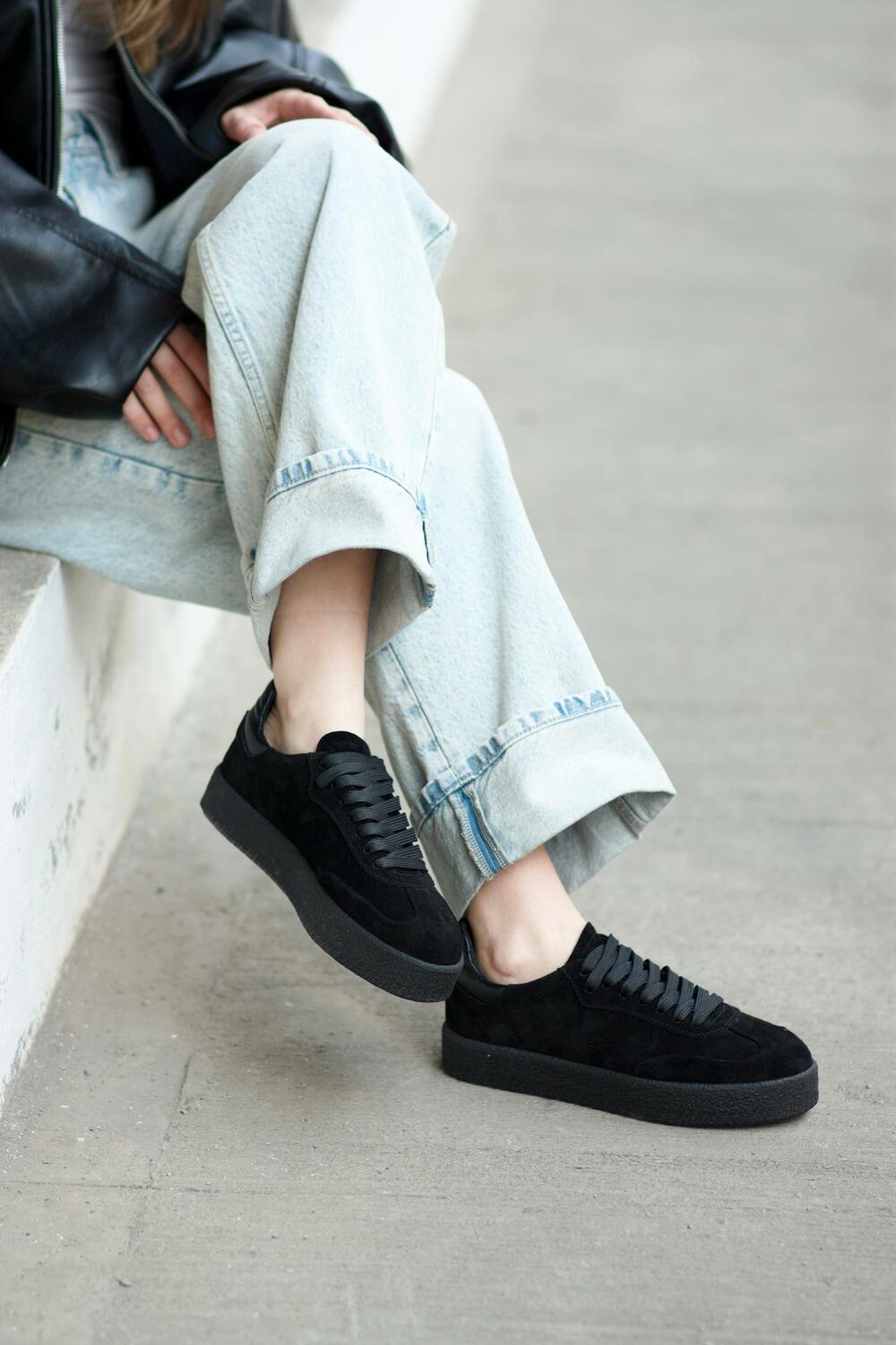 Кеди класичні на підвищеній підошві, Т-5/2-21413 чорний, 38