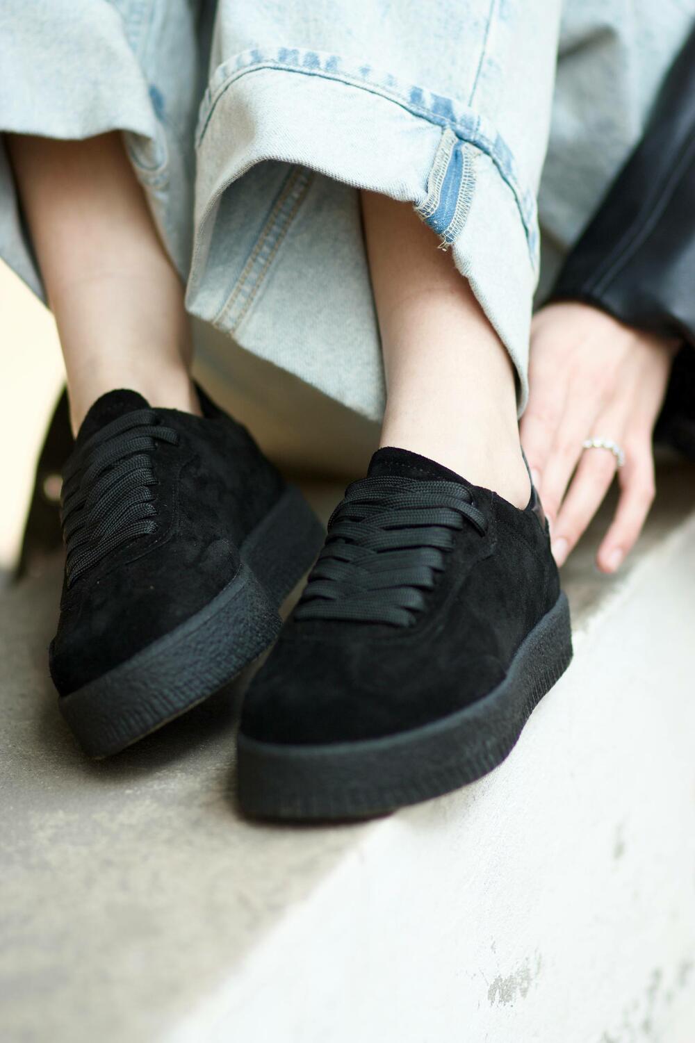 Кеди класичні на підвищеній підошві, Т-5/2-21413 чорний, 38